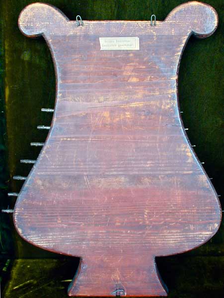 Early Musical Instruments, antique Oellers Thrzither, Neck CitternDoorbell Cittern by Oeller