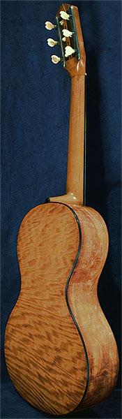 Early Musical Instruments part of the Bruderlin Collection, antique Romantic Guitar by Ren Lacote dated 1864