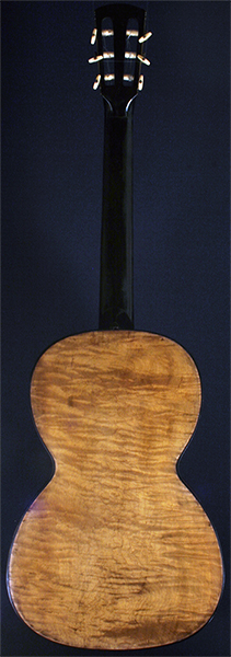 Early Musical Instruments part of the Bruderlin Collection, antique Romantic Guitar by Gennaro Fabricatore dated 1836