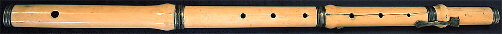 Early Musical Instruments, antique bone Flute by Frederico Haupt