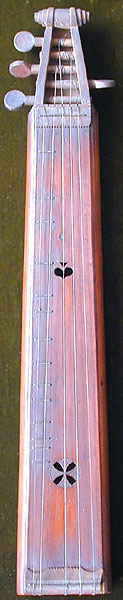 Early Musical Instruments, antique Epinet de Vosques around 1850