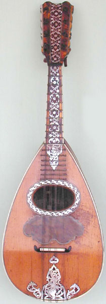 Early Musical Instruments, antique Mandolin by Giovanni Battista Fabricatore