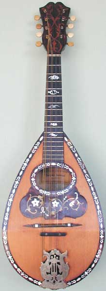 Early Musical Instruments, antique Mandolin by Pasquale Carbonari