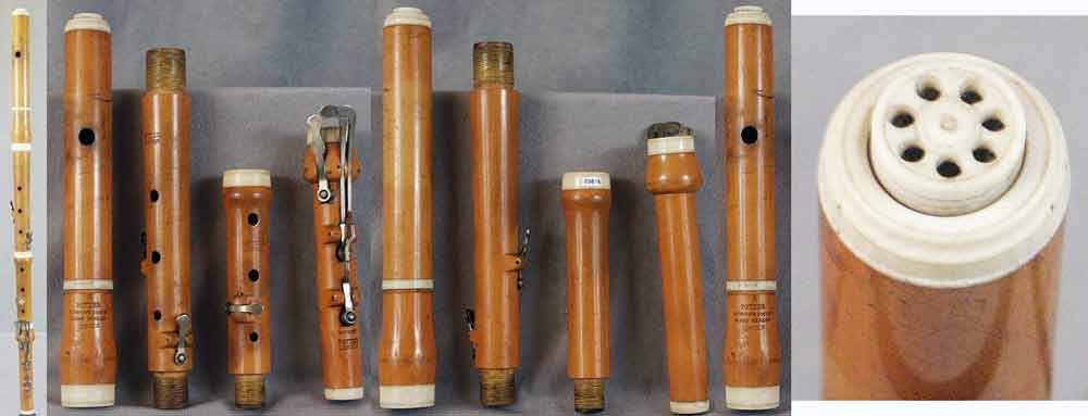 Early Musical Instruments, antique boxwood Flute by Richard Potter