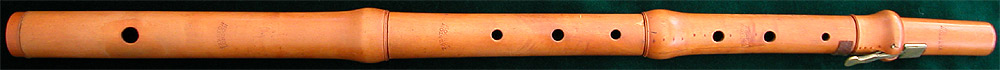 Early Musical Instruments, antique boxwood Flute by John Preston
