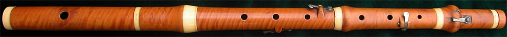 Early Musical Instruments, antique boxwood Flute by Goulding, D'Almaine, Potter & Co.
