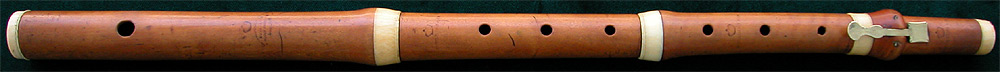 Early Musical Instruments, antique boxwood Flute by Goulding, D'Almaine, Potter & Co.