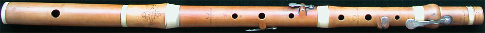 Early Musical Instruments, antique boxwood Flute by Goulding & D'Almaine
