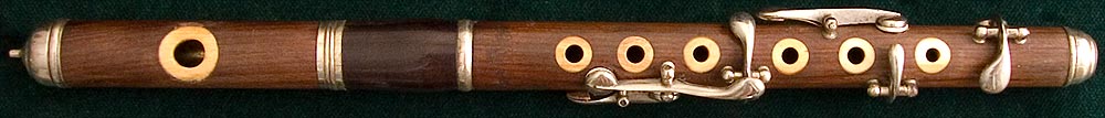 Early Musical Instruments, antique rosewood Piccolo with Trade Mark Stamp
