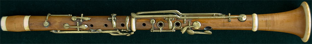 Early Musical Instruments, antique Clarinet by Carl Boose