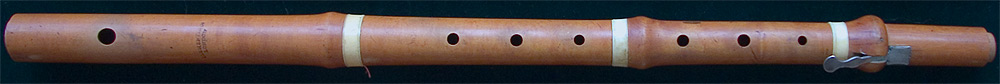 Early Musical Instruments, antique boxwood Flute by Clementi & Co.