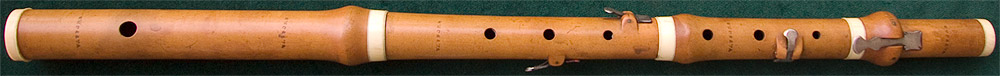 Early Musical Instruments, antique boxwood Flute by Wafford