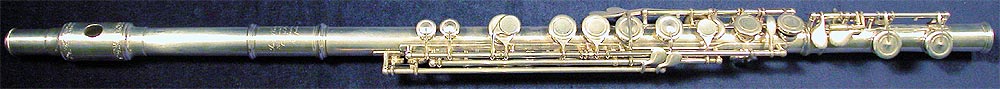 Early Musical Instruments, antique silver Flute by Rudall, Carte & Co., 1851 patent