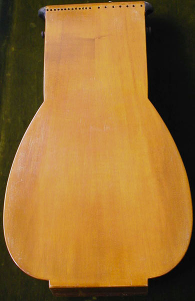 Early Musical Instruments, antique Stössel-Baßlaute, Bass Lute by Stössel