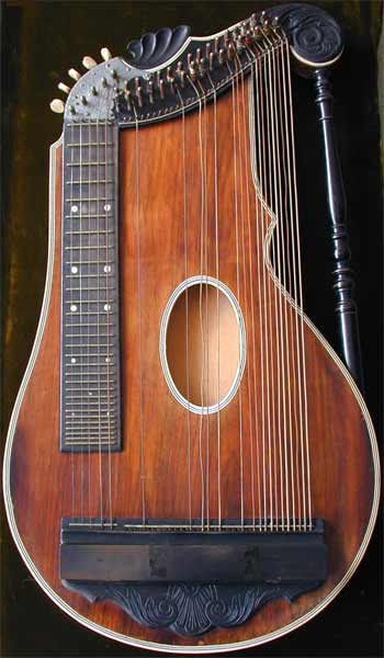 Early Musical Instruments, antique Reformzither, Reform Cittern by Anonymous