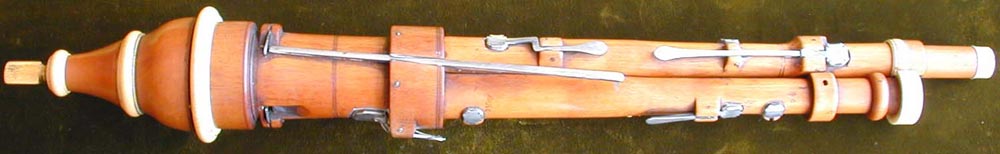 Early Musical Instruments, antique ivory mounted boxwood Flageolet by Simpson