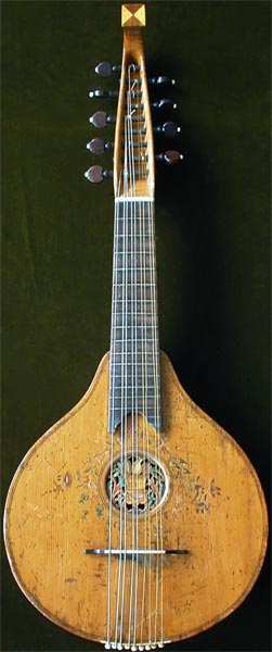 Early Musical Instruments, antique English Cittern by C. Mason