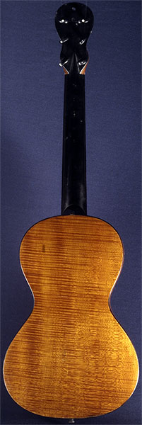 Early Musical Instruments part of the Bruderlin Collection, antique Romantic Guitar by Drouot / Koel around 1830
