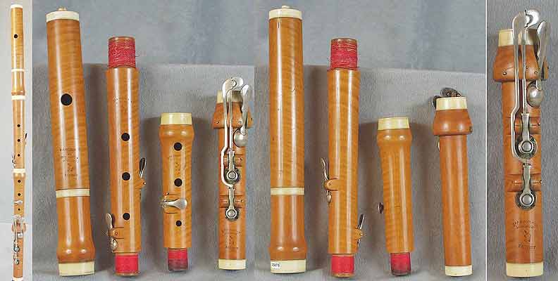 Early Musical Instruments, antique boxwood Flute by G. Astor